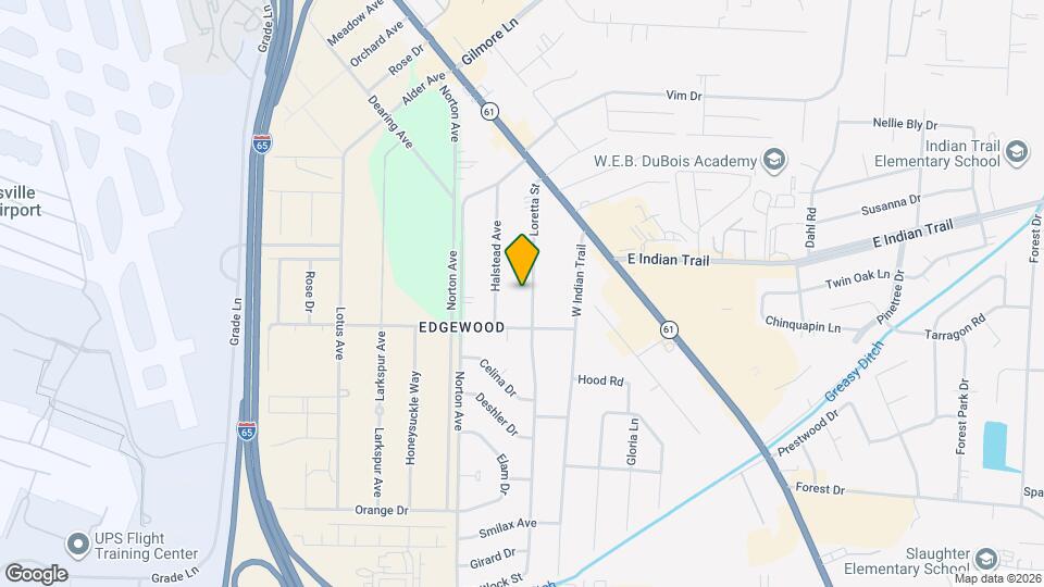 1125 Loretta St Map and Location Details