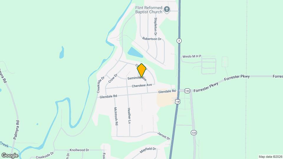 133 Seminole Ave Map and Location Details