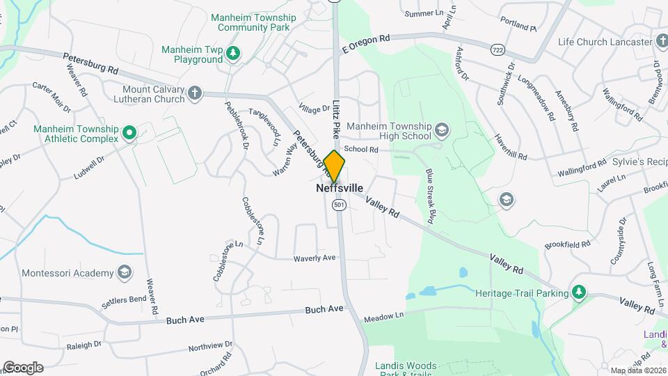 2686 Lititz Pike Map and Location Details