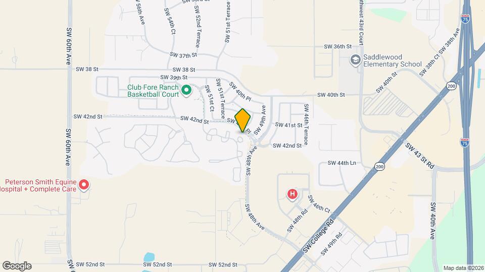 4170 SW 43rd Cir Mapa y Detalles de la Ubicación