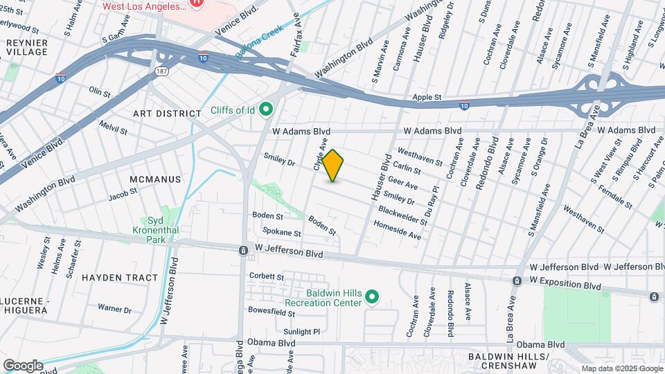 5617 Blackwelder St Map and Location Details