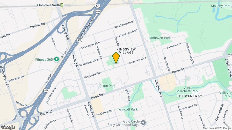 42 Kingsview Blvd Map and Location Details