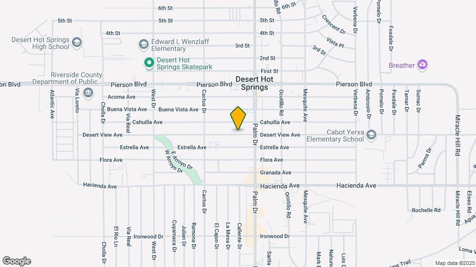 66386 Desert View Ave Map and Location Details