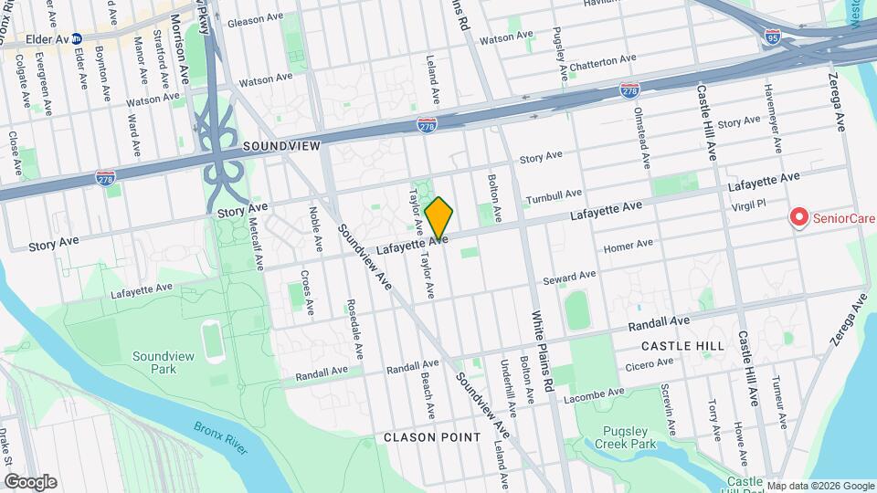 759 Thieriot Ave Map and Location Details