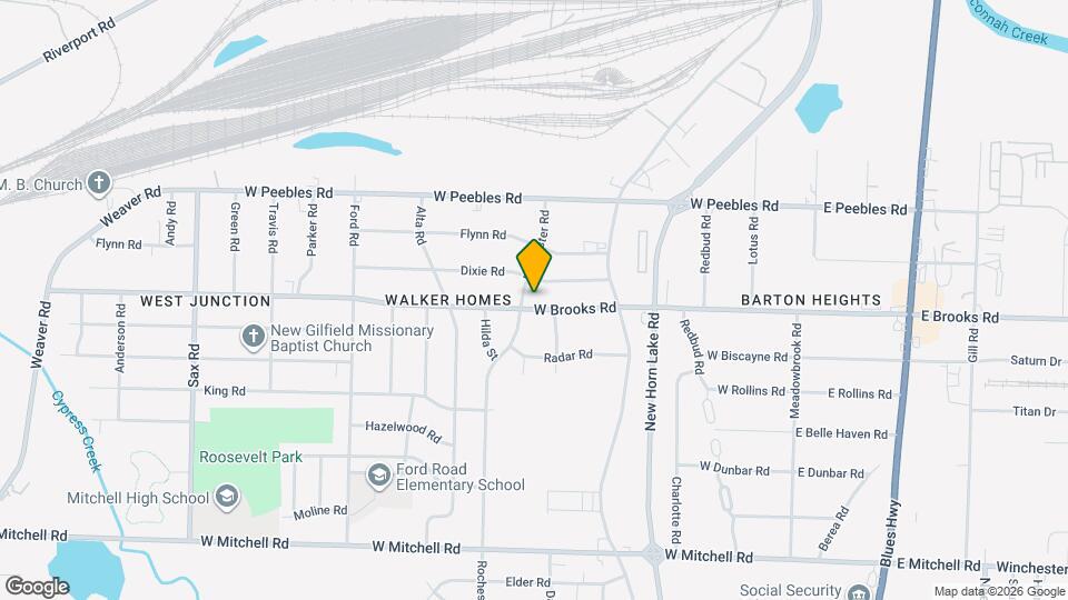 288 W Brooks Rd Map and Location Details