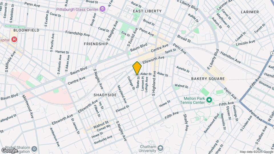 5924 Alder St Mapa y Detalles de la Ubicación
