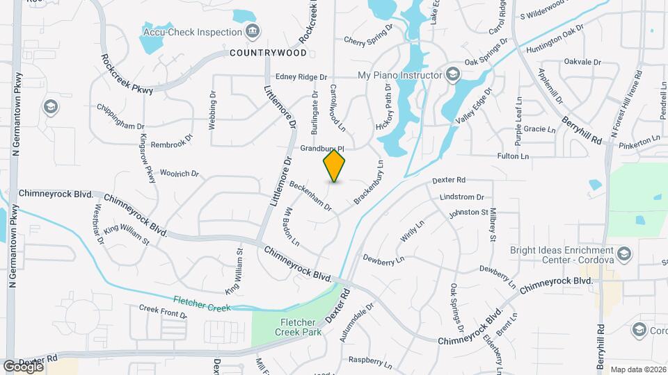 2080 Beckenham Cove Map and Location Details