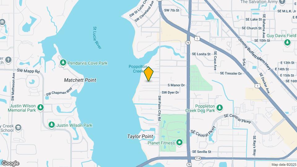 540 S Manor Dr Map and Location Details