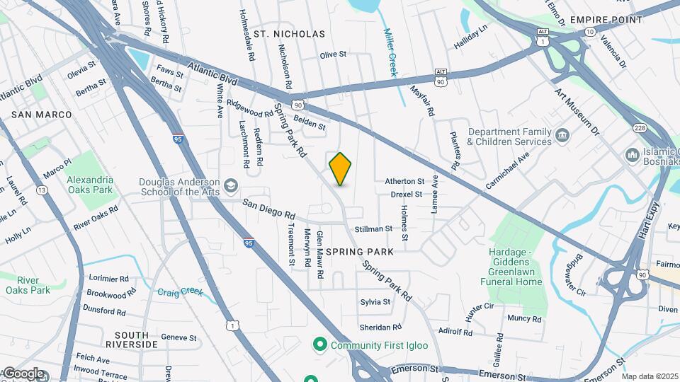 2325-2353 Spring Park Rd Mapa y Detalles de la Ubicación