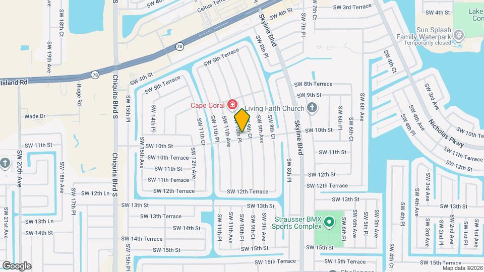 913 SW 10th Pl Map and Location Details