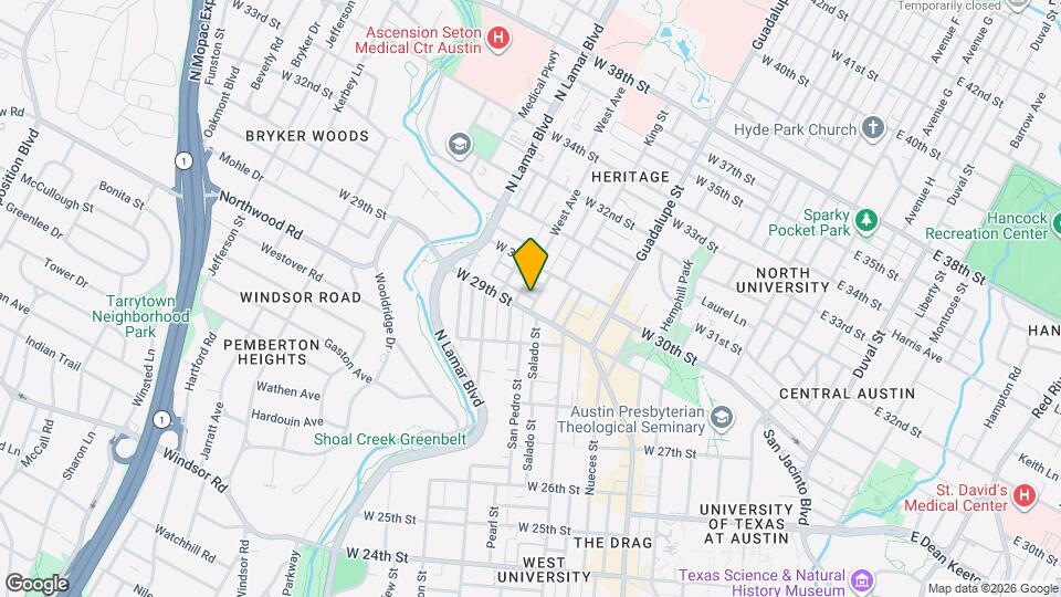 2904 West Ave Map and Location Details