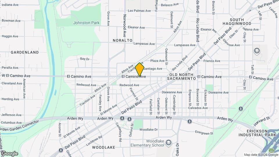 540 El Camino Ave Map and Location Details