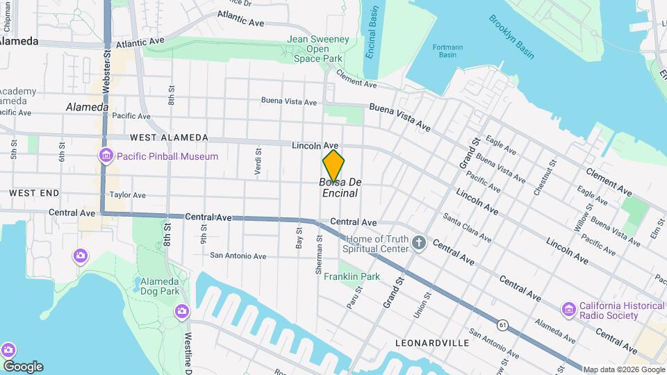 1314 Santa Clara Ave Map and Location Details