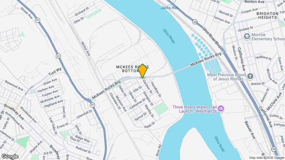 411 Gardner St Map and Location Details