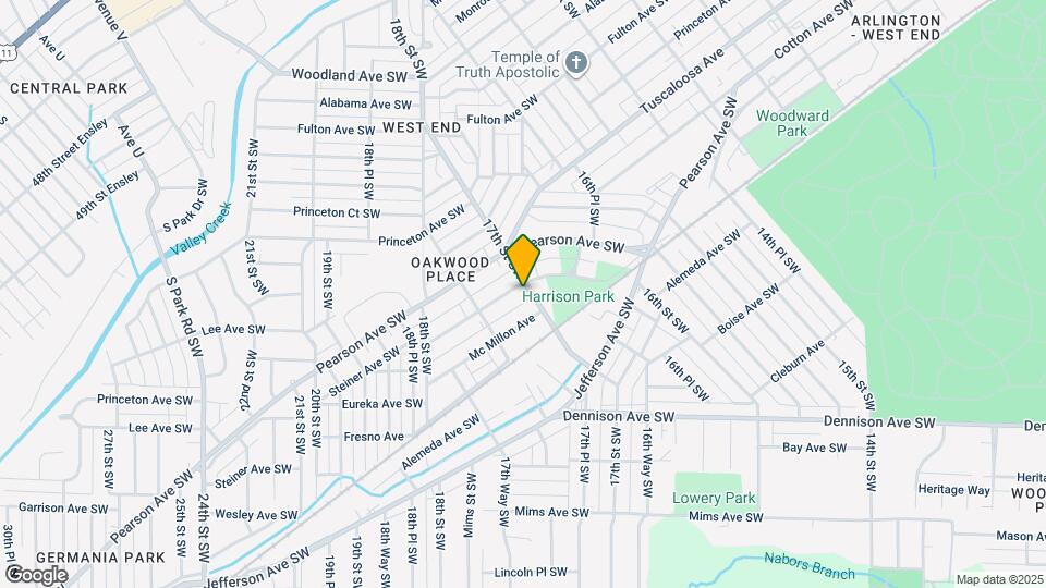 1705 Steiner Ave SW Map and Location Details