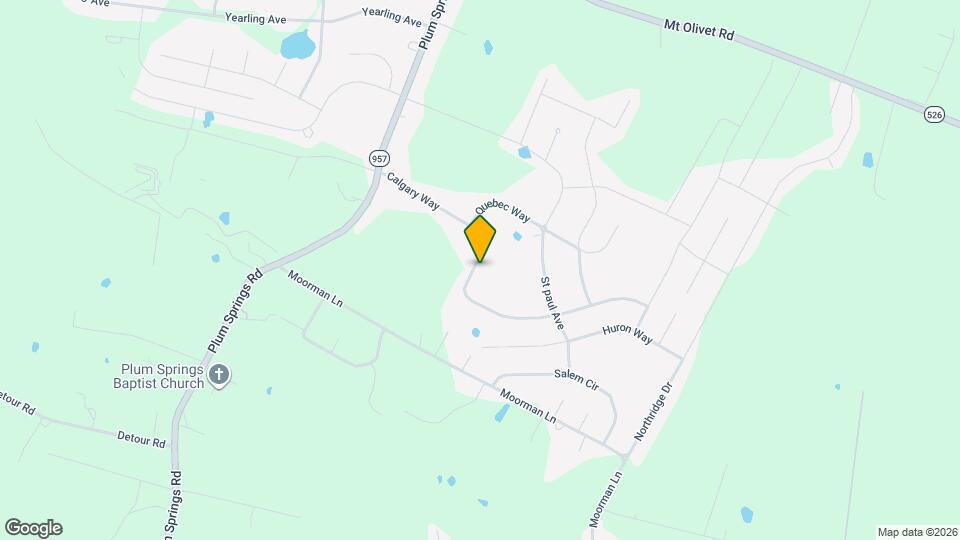 1518 Calgary Way Map and Location Details