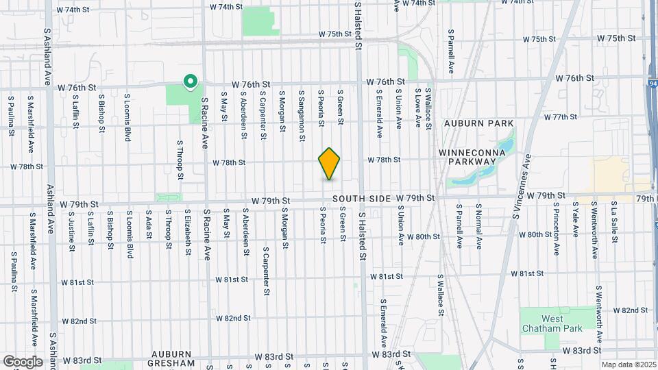 7837 S Peoria St, Unit 1 Map and Location Details