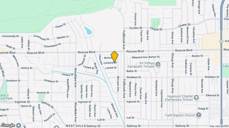 22848 Cantara St Map and Location Details