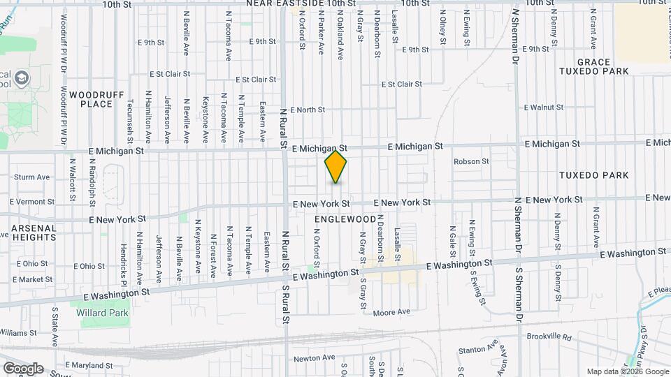 322 N Oakland Ave Map and Location Details