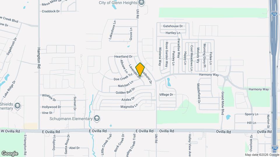 2614 Lavender Ln Map and Location Details