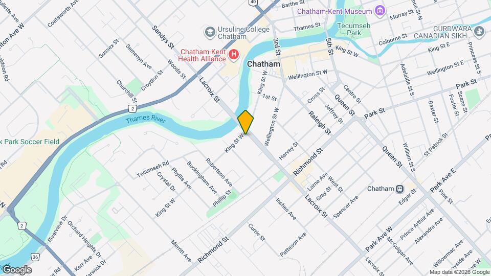 448 King St W Map and Location Details