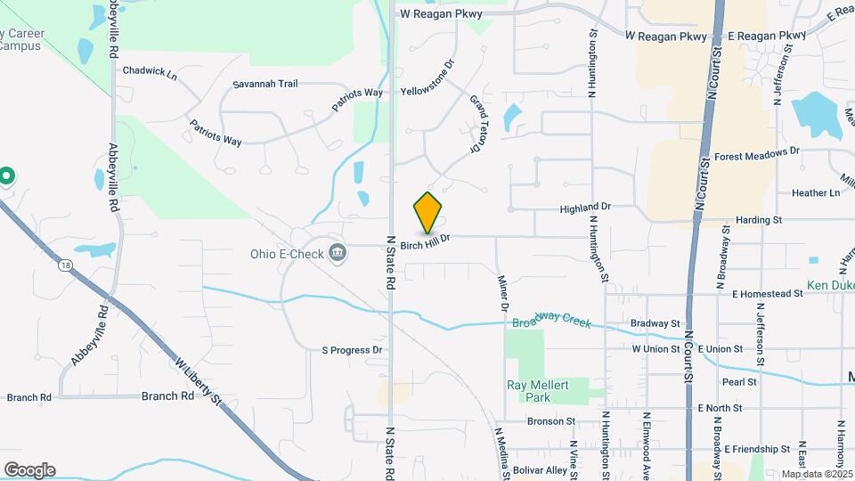 585 Birch Hill Dr Mapa y Detalles de la Ubicación