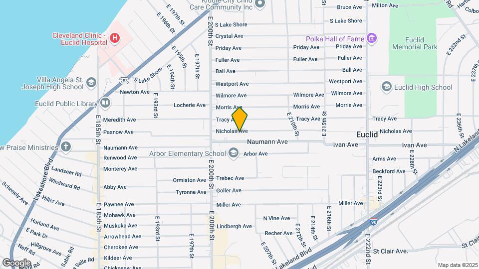 20400 Nicholas Ave Map and Location Details