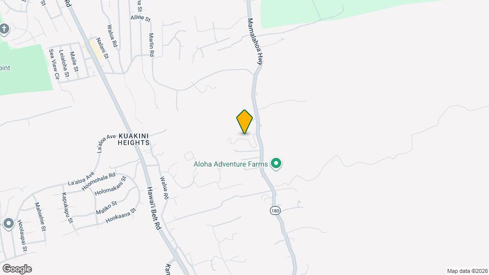 77-933-933 Waiaea Rd Map and Location Details