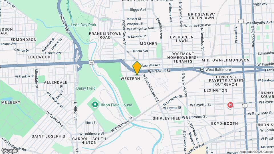 2827 W Mulberry St Map and Location Details