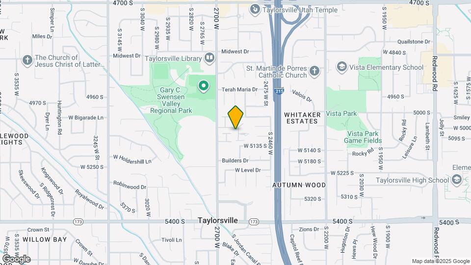 5088 S 2600 W Map and Location Details