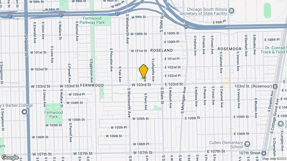 10244 S Perry Ave Map and Location Details