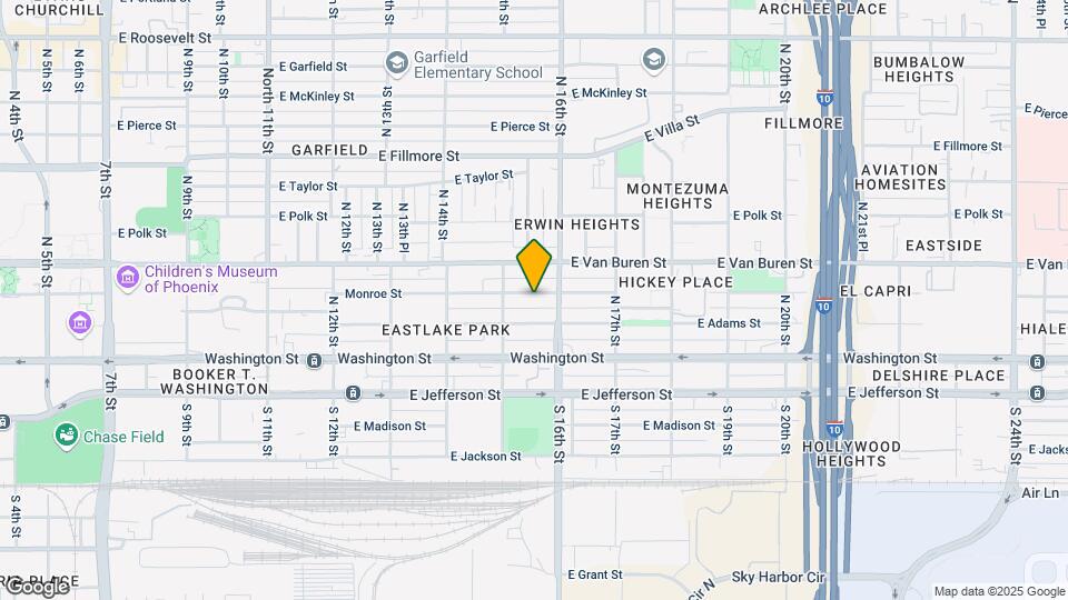 1525 Monroe St Map and Location Details