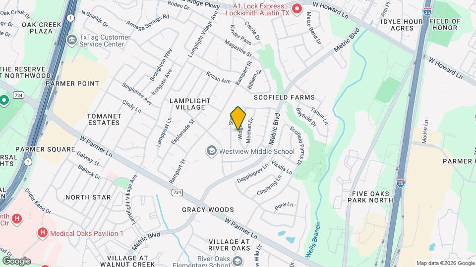 12900 Widge Dr Map and Location Details