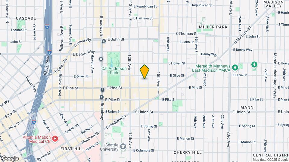 1619 14th Ave Map and Location Details
