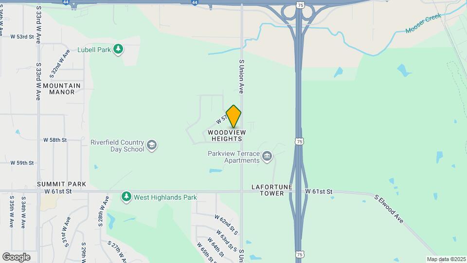 5728 S Vancouver Ave Map and Location Details