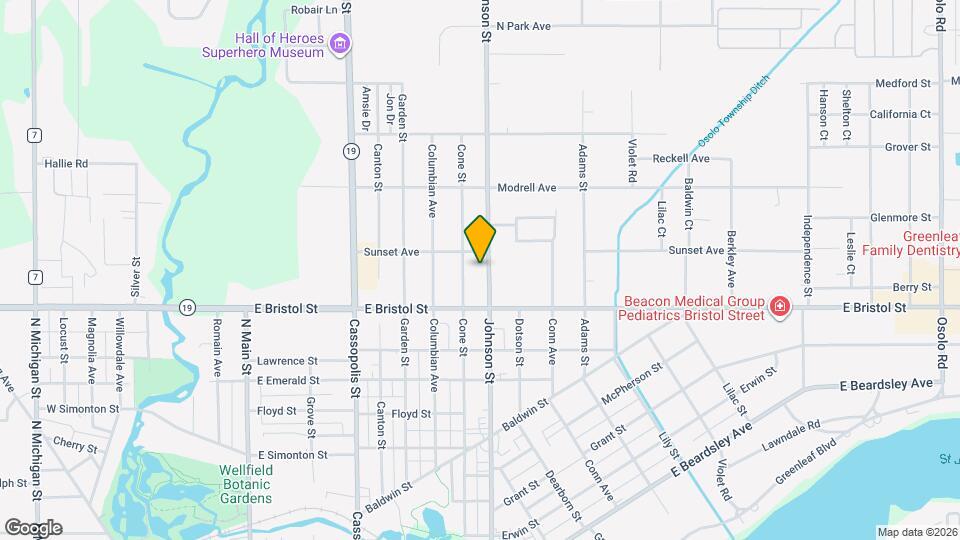 1541 Johnson St Map and Location Details