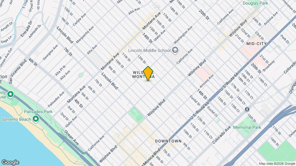 1038 11th St Map and Location Details