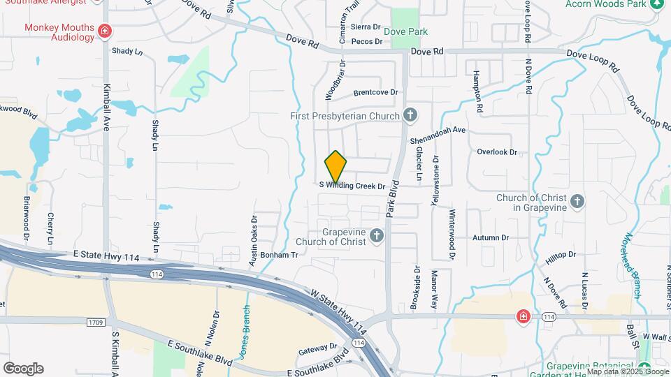 2157 S Winding Creek Dr Map and Location Details