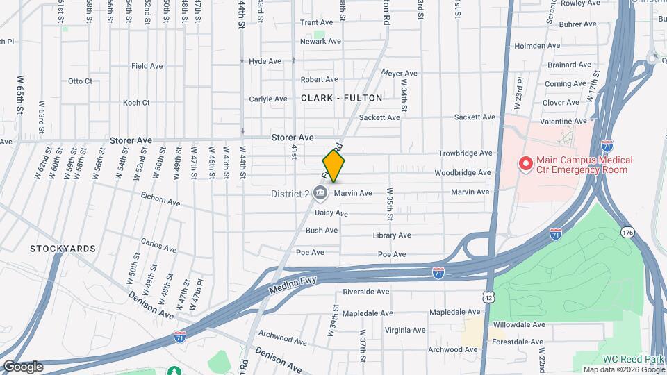 3846 Marvin Ave Map and Location Details