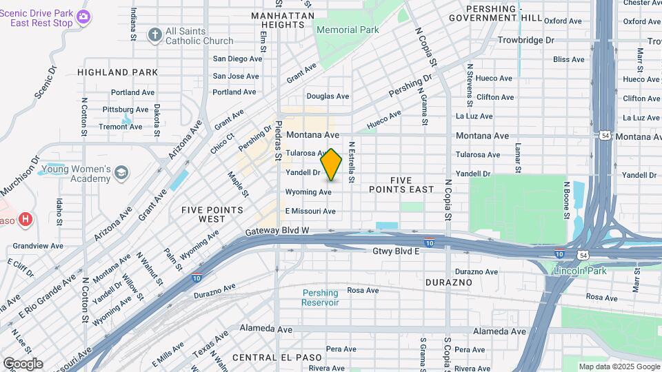 714 N San Marcial St Map and Location Details