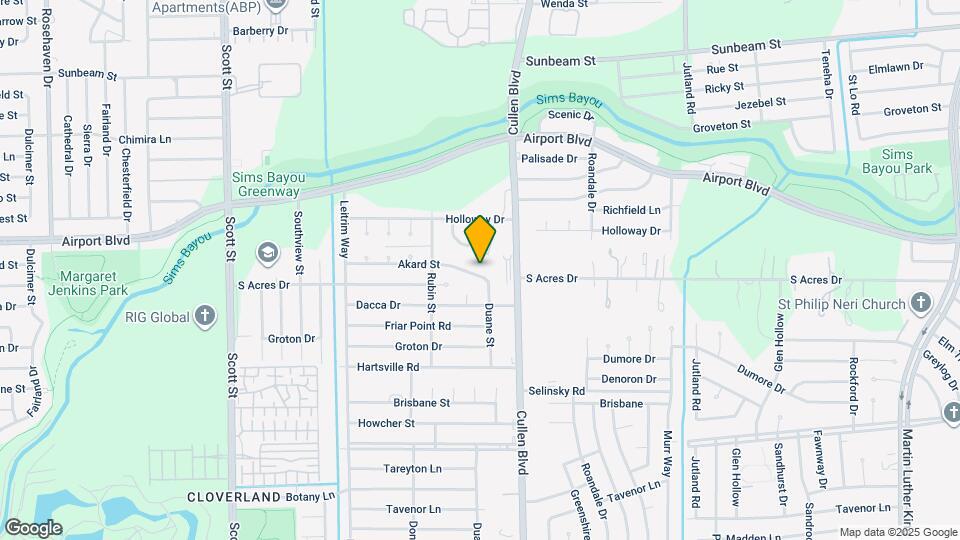 4415 Akard St Map and Location Details