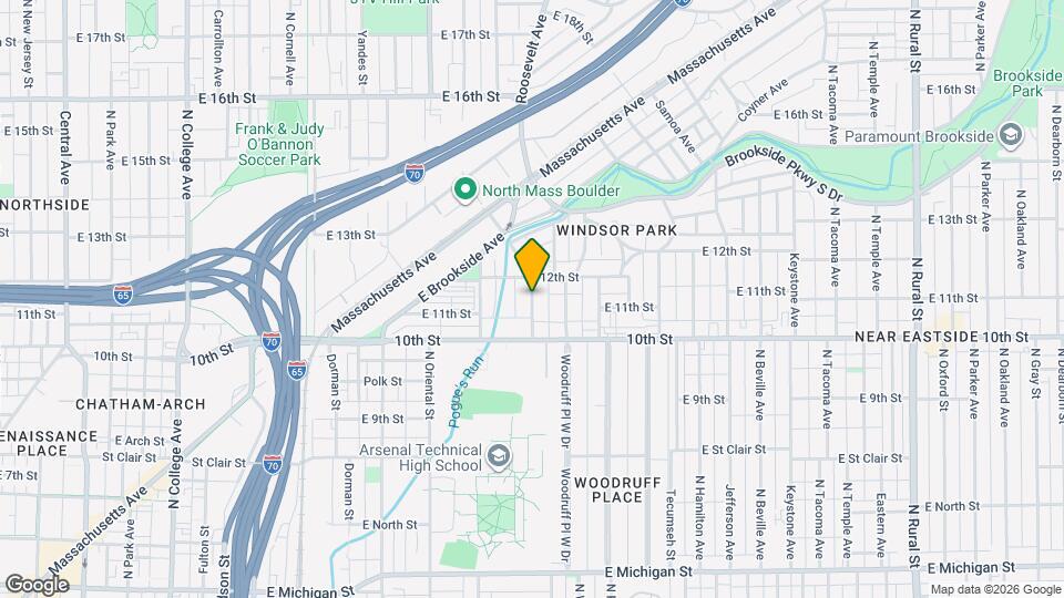 1112 Newman St Map and Location Details