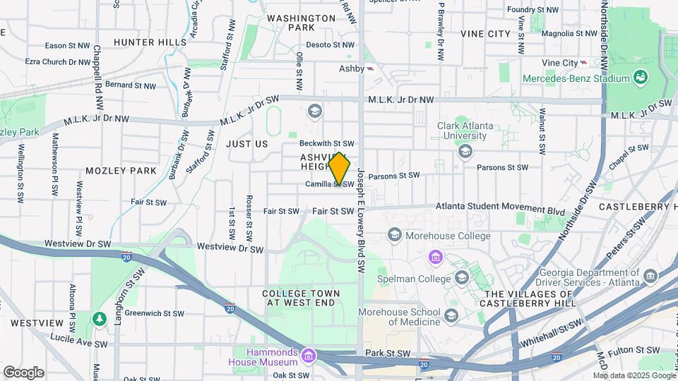 957 Ashby Grove SW Map and Location Details