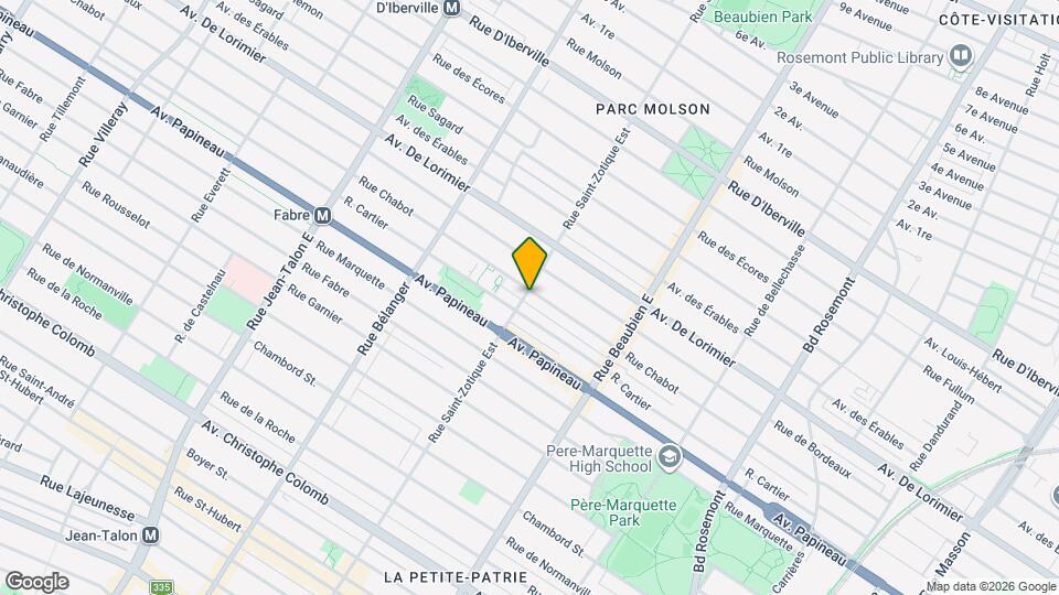 6696 Chabot Rue Map and Location Details