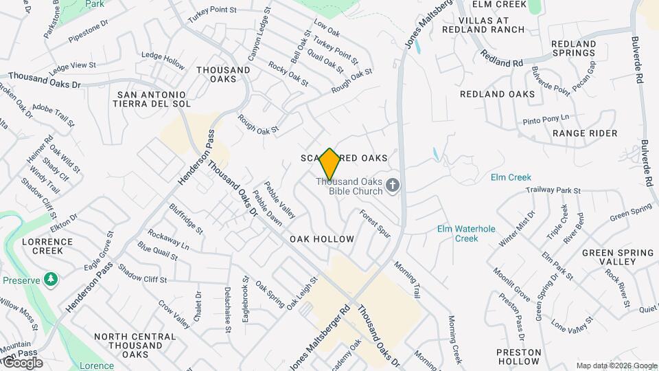 15403 Forest Peak Map and Location Details