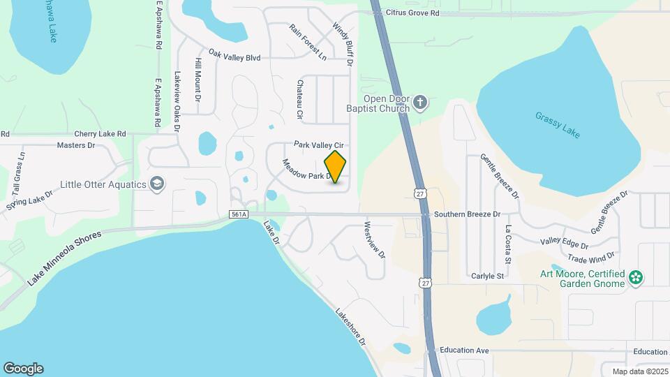 686 Park Valley Cir Map and Location Details