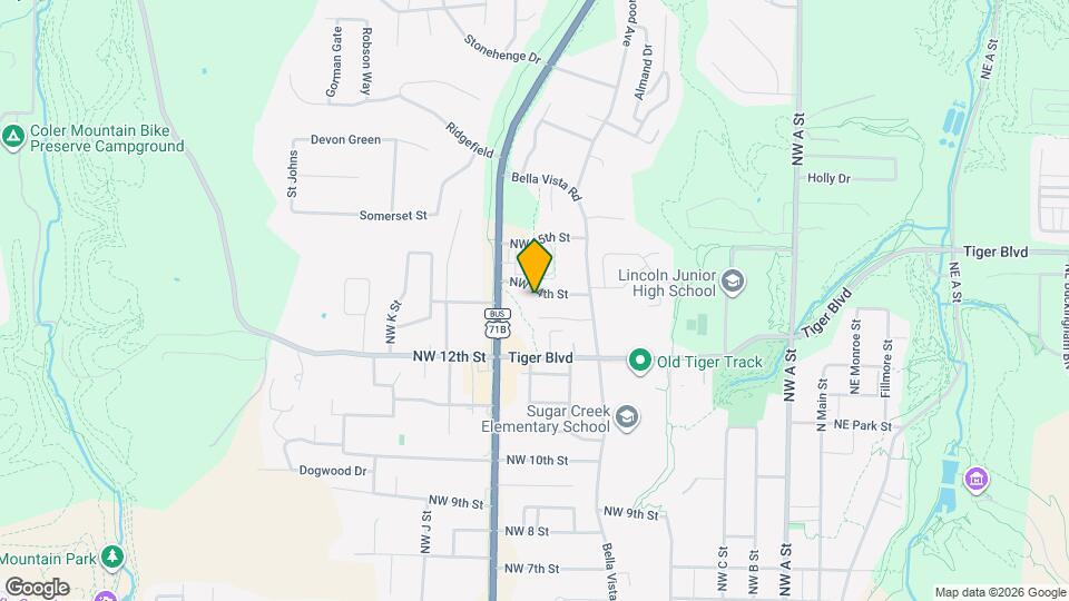 825 NW 14th St Map and Location Details