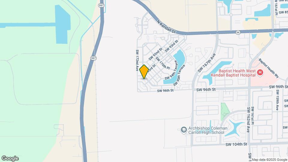 9401 SW 171st Pl Map and Location Details