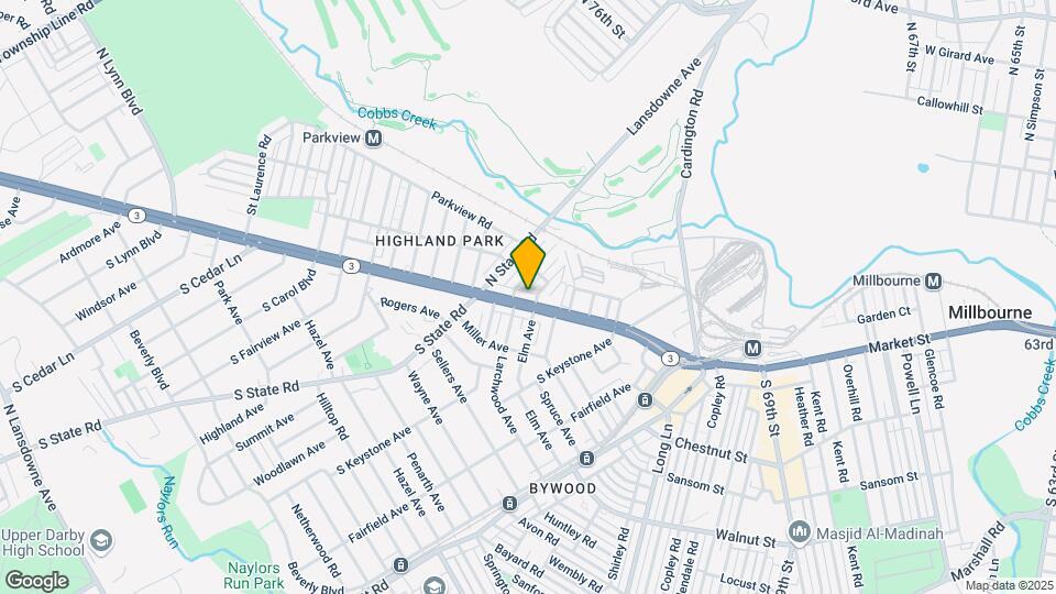 7327A-7331 W Chester Pike Map and Location Details