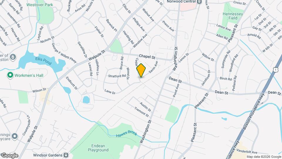 64 Cedar St, Unit 62 Map and Location Details